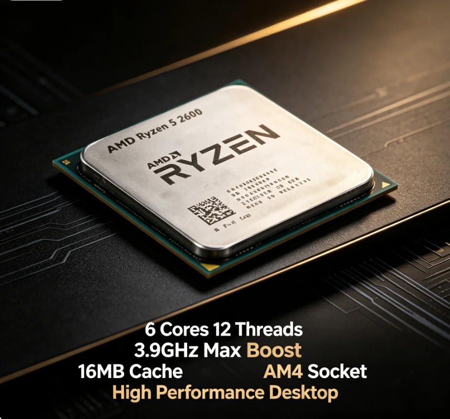 Cpu Fan - Prosesor Komputer Desktop AMD Ryzen 5