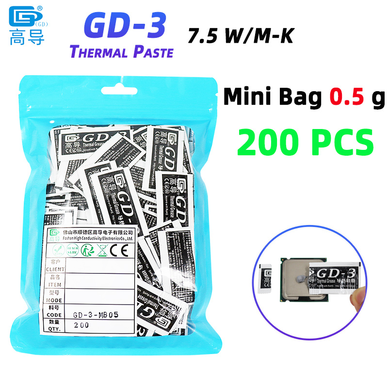 Thermal Paste - Berat Bersih 0,5 Gram, 200 buah,