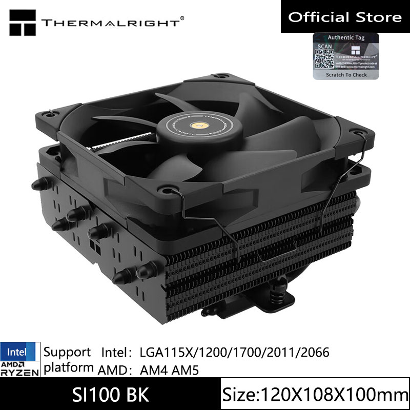 Cpu Heatsink - Radiator termalright TR-SI-100 berpendingin udara tinggi