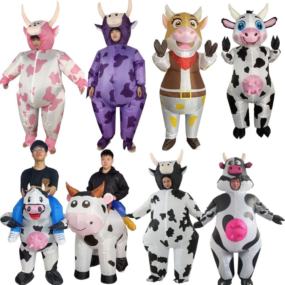 Case Fan - Kostum Halloween Tiup Bentuk Banteng Cocok