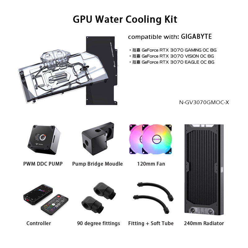 Gpu Cooler - Kit Pendingin Air Granzon Gold Seller