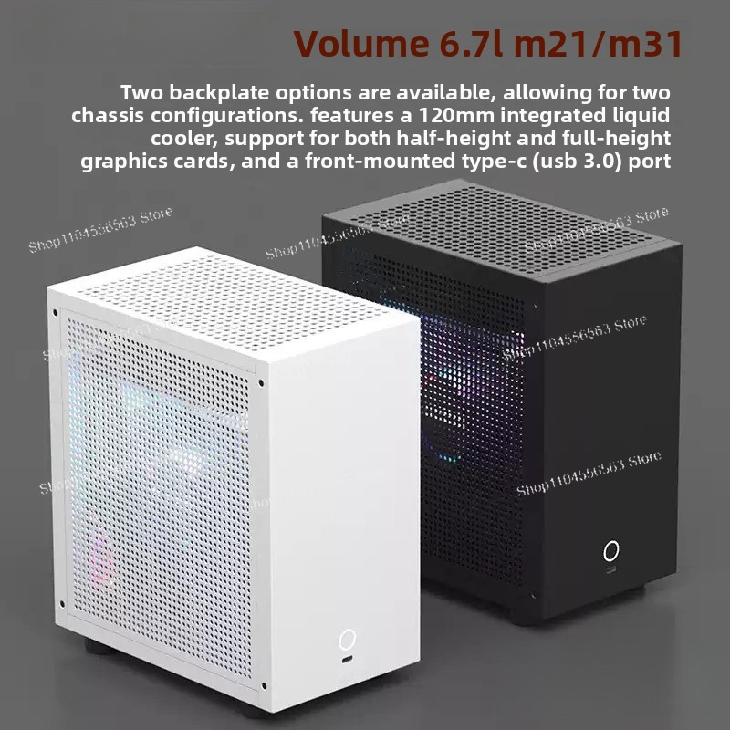 Aio Liquid Cooler - Casing Komputer Mini ITX M21 /