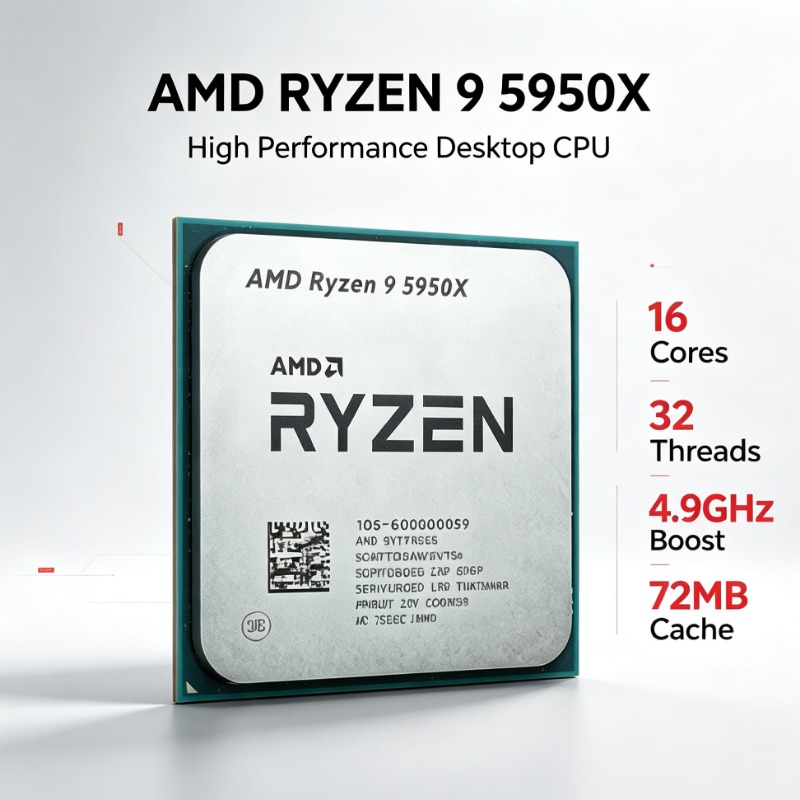 Prosesor AMD Ryzen9 5950X 16-C - Cpu Cooler ulasan dan harga