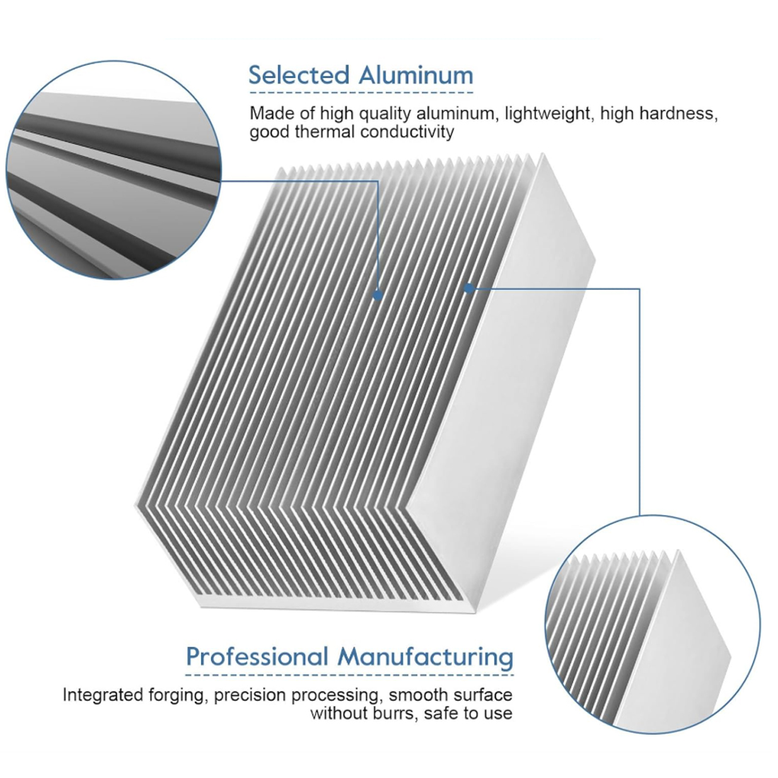 Pendingin DIY Aluminium Bentuk - Heatsink ulasan dan harga
