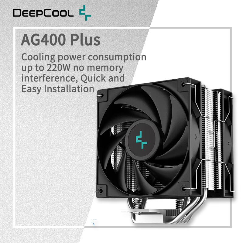 DEEPCOOL AG400 kipas ganda, 4  - Cpu Heatsink ulasan dan harga
