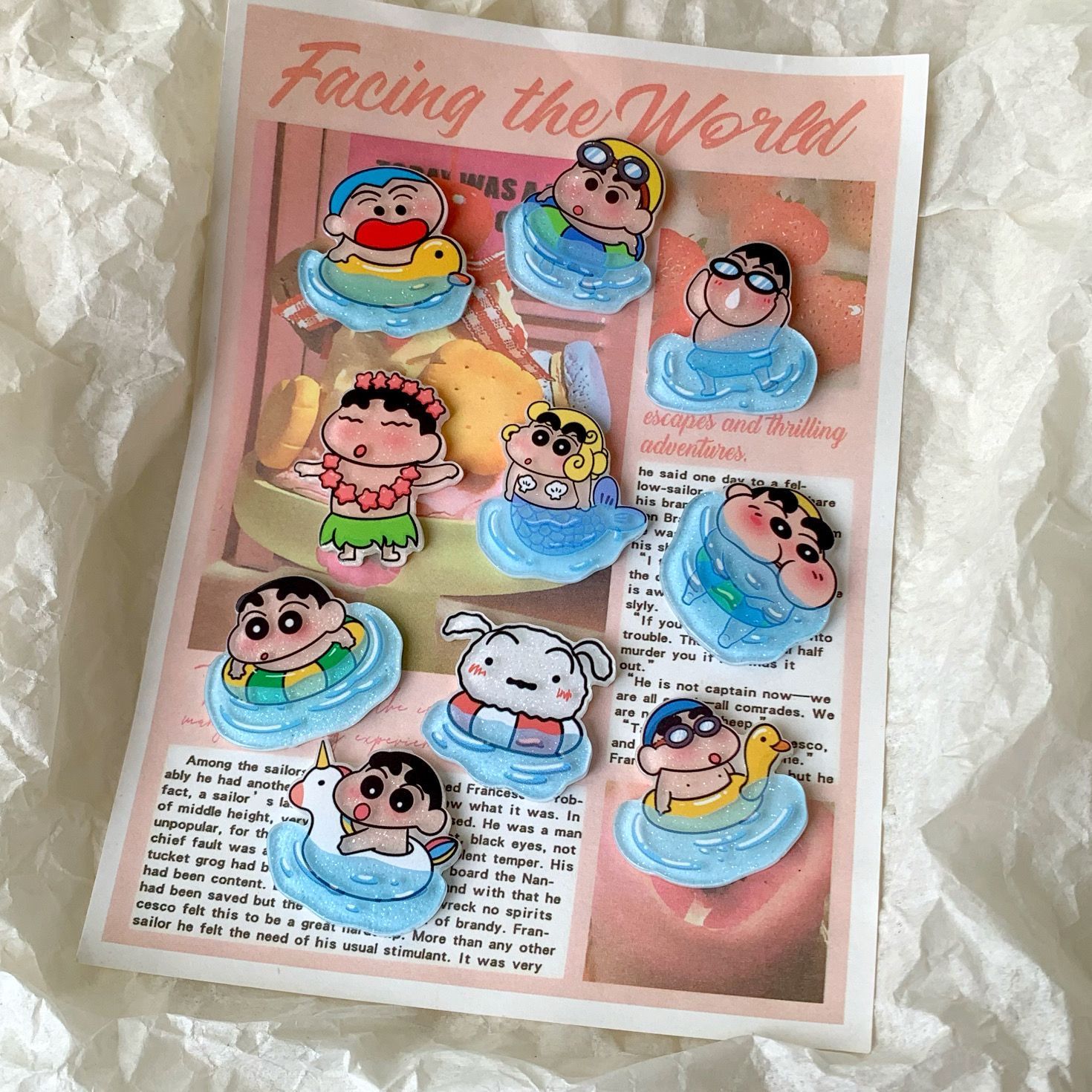 Aksesoris resin Crayon Shin-ch - Case Fan ulasan dan harga