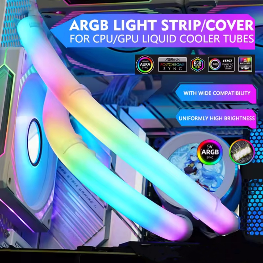 Selubung Lampu LED Neon ARGB 5 - Aio Liquid Cooler ulasan dan harga