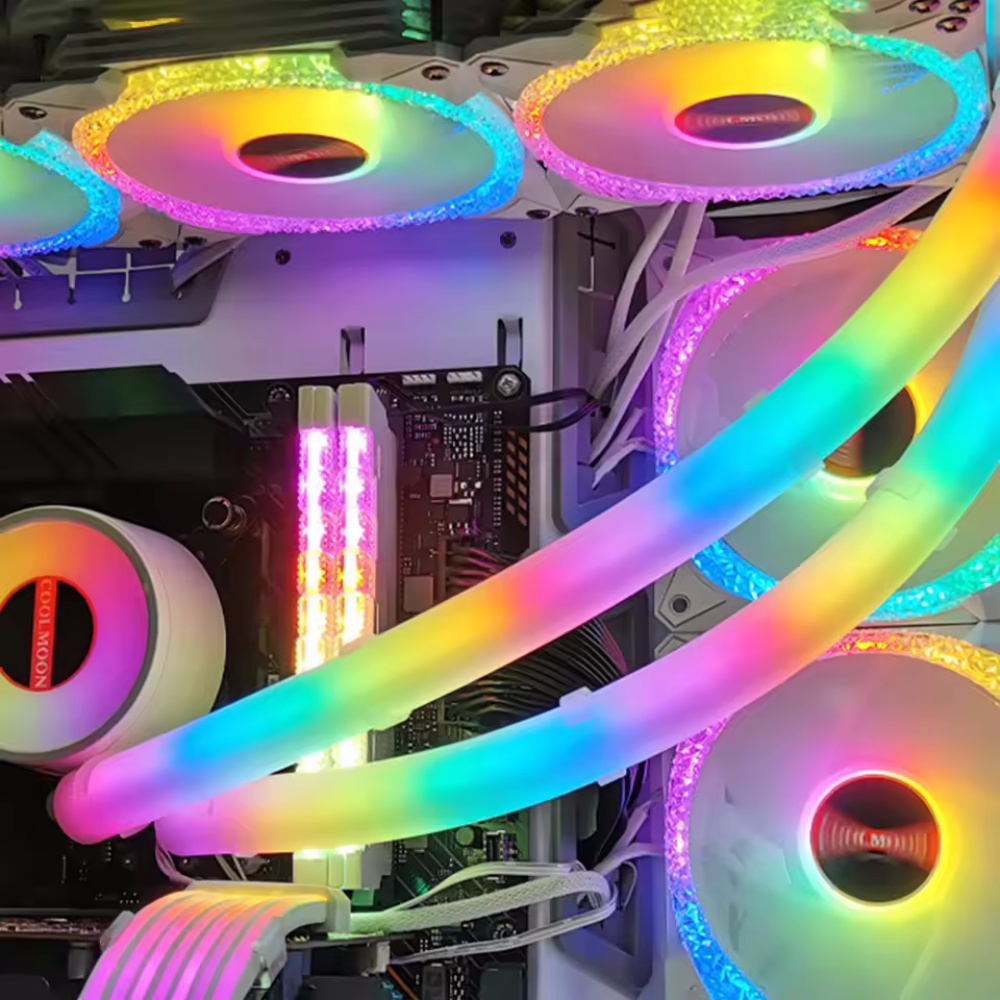 Selubung Lampu LED Neon ARGB 5 - Aio Liquid Cooler ulasan dan harga