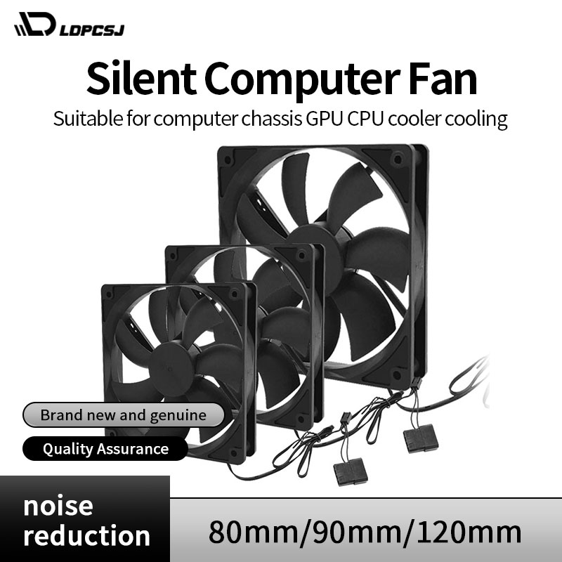 Kipas Komputer Tenang 80Mm 90M - Gpu Cooler ulasan dan harga