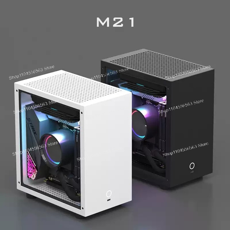 Casing Komputer Mini ITX M21 / - Aio Liquid Cooler ulasan dan harga
