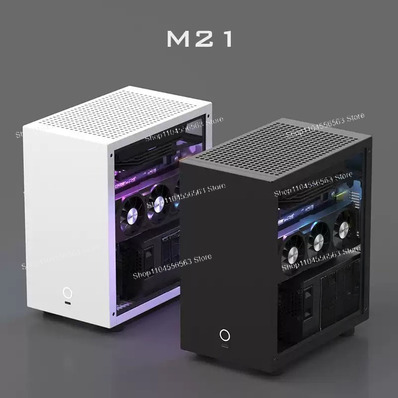 Casing Komputer Mini ITX M21 / - Aio Liquid Cooler ulasan dan harga