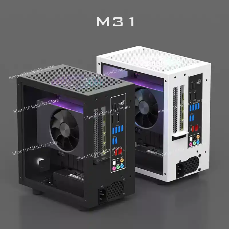 Casing Komputer Mini ITX M21 / - Aio Liquid Cooler ulasan dan harga