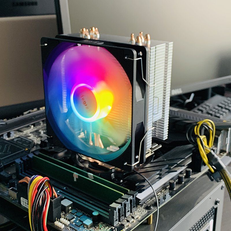 Pendingin CPU Menara X99 4 Hea - Cpu Cooler ulasan dan harga