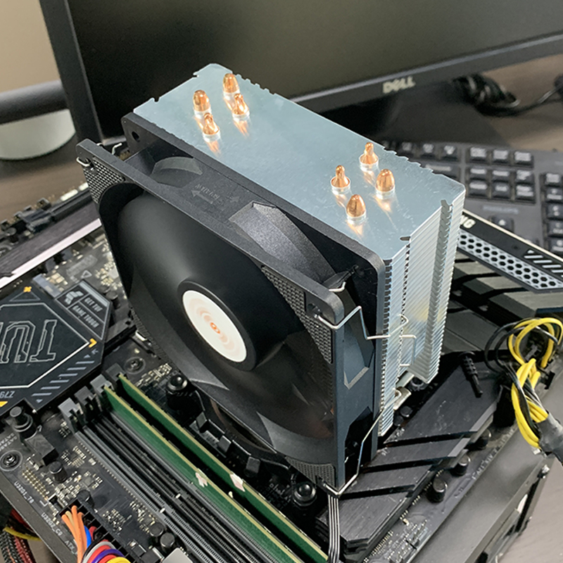 Pendingin CPU Menara X99 4 Hea - Cpu Cooler ulasan dan harga