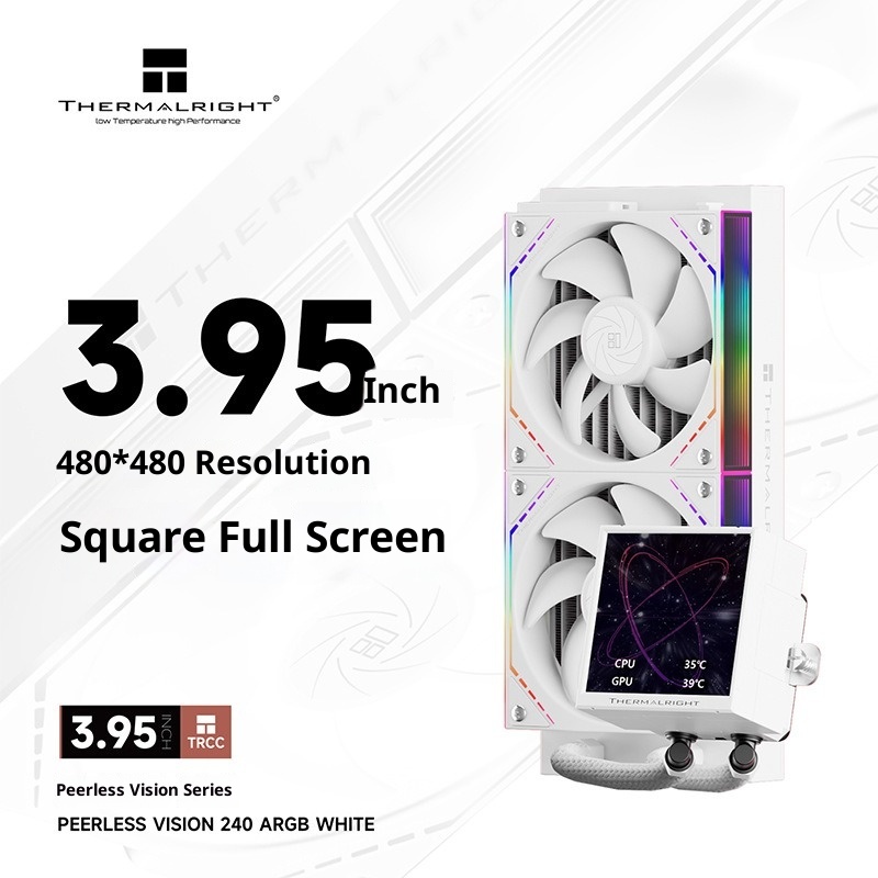 LCD IPS Persegi 3,95 inci 240m - Aio Liquid Cooler ulasan dan harga