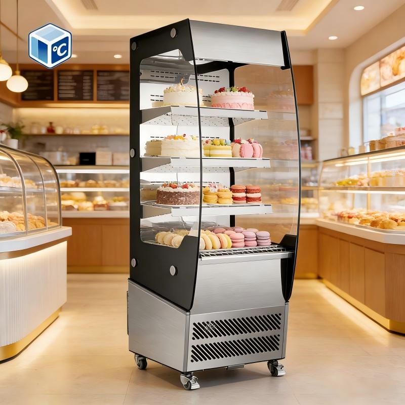 Lemari Pendingin Kue Komersial - Case Fan ulasan dan harga