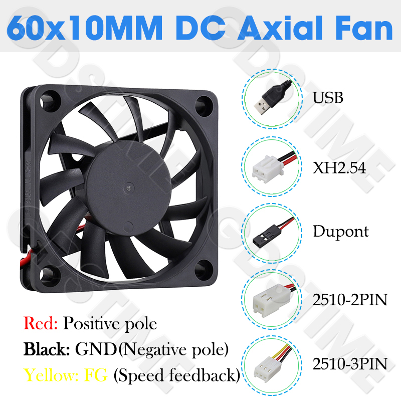 Kipas GDSTIME 60mm 24V 12V 60x - Gpu Cooler ulasan dan harga