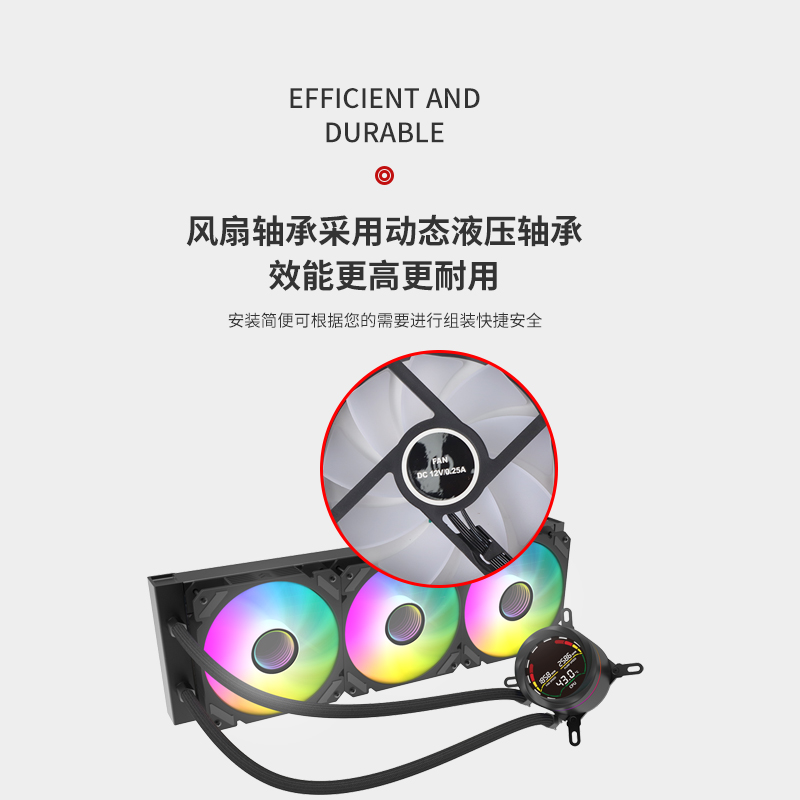Pendingin CPU Cair AICOOLER 12 - Aio Liquid Cooler ulasan dan harga