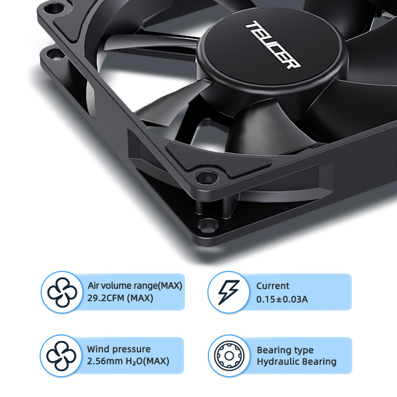 Teucer UT-8015 8CM, kipas sasi - Gpu Cooler ulasan dan harga